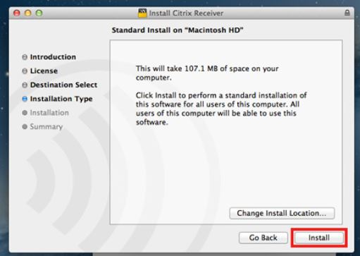 install citrix on mac